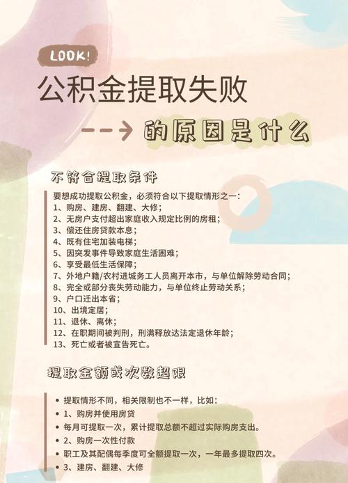公积金提取审核不通过原因分析